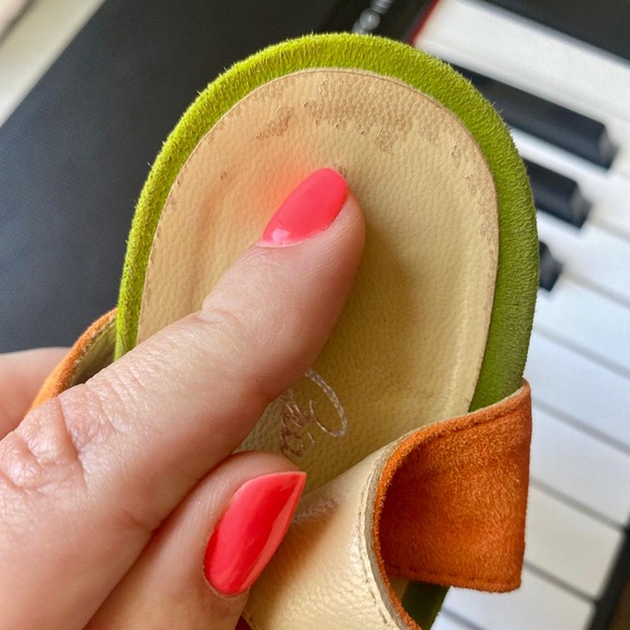 🔥Price ⬇️🔥Gianni Ferrante Suede Platform Sandals - Picture 9 of 11